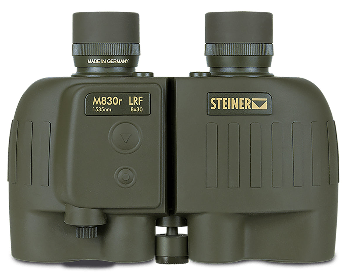 Steiner 2681 M830r LRF 1535nm 8x30mm Binocular, Floating Prism, Sports-Auto Focus, OD Green Makrolon w/Rubber Armor, Tripod Mount