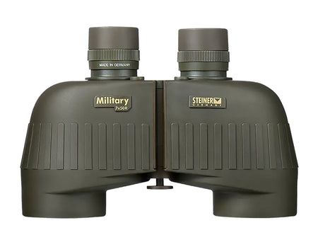 Steiner 2650 M750r Tactical 7x50mm Binocular, Range Finding Reticle, Floating Prism, Green Rubber Armor Makrolon