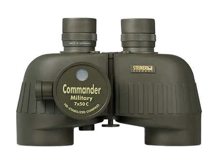 Steiner 2690 M750rc Reticle & Compass 7x50mm Binocular, Range Finding Reticle, Floating Prism, Sports-Auto Focus, OD Green Makrolon w/Rubber Armor