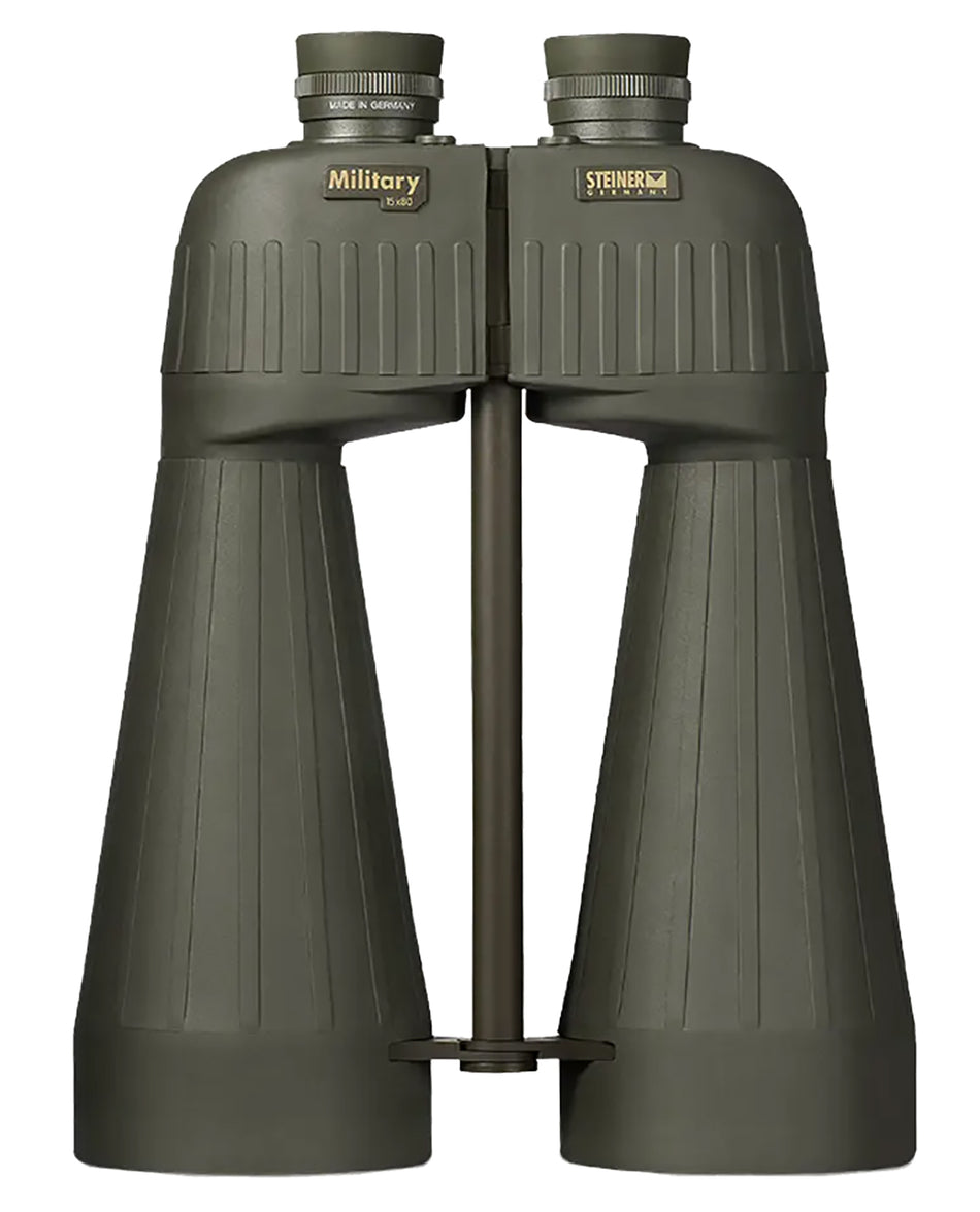 Steiner 2670 M1580 15x80mm Binocular, Floating Prism, Sports-Auto Focus, OD Green Makrolon w/Rubber Armor