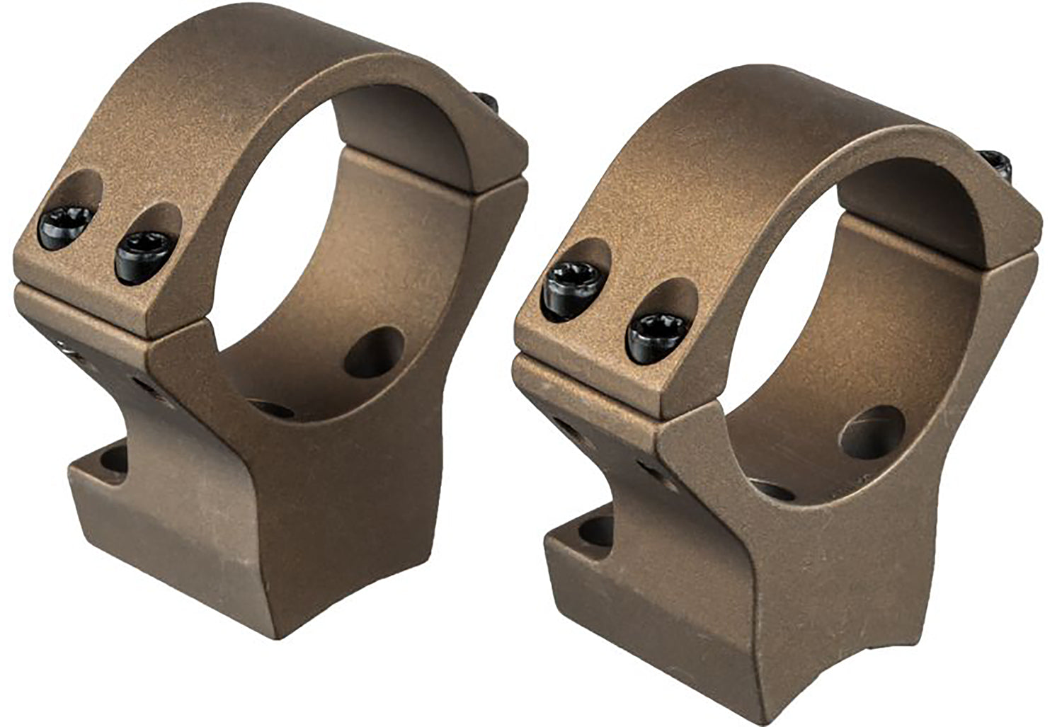 Talley HC750735 Burnt Bronze 30mm Scope Mount/Ring Combo for X-Bolt High Rings 0 MOA