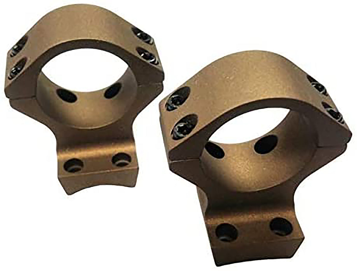 Talley HC840735 Burnt Bronze 34mm Scope Mount/Ring Combo for X-Bolt Medium Rings 0 MOA