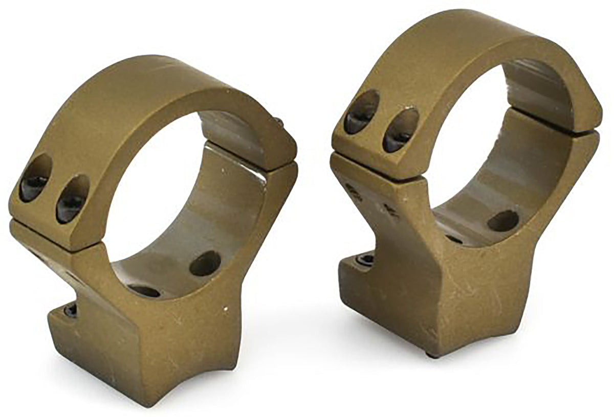 Talley HC850735 Burnt Bronze 34mm Scope Mount/Ring Combo for X-Bolt High Rings 0 MOA