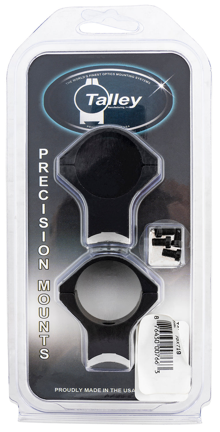 Talley 75X719 Savage Scope Mount and Ring Combo Black Anodized 30mm High Rings 0 MOA