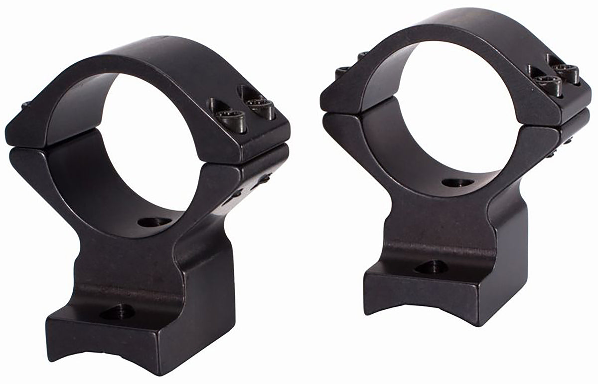 Talley 950759 Tikka T1 T1X Scope Mount Ring Combo Black Anodized 1 Inch High Rings 0 MOA