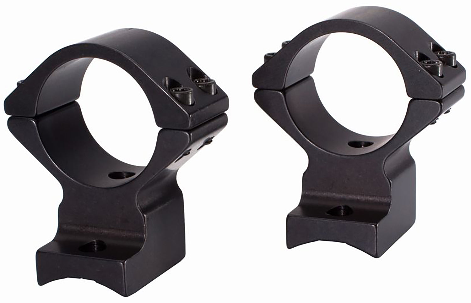 Talley 950759 Tikka T1 T1X Scope Mount Ring Combo Black Anodized 1 Inch High Rings 0 MOA