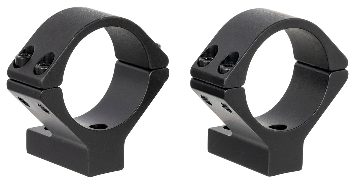 Talley 730759 Tikka T1 T1X Scope Mount Ring Combo Black Anodized 30mm Low Rings 0 MOA