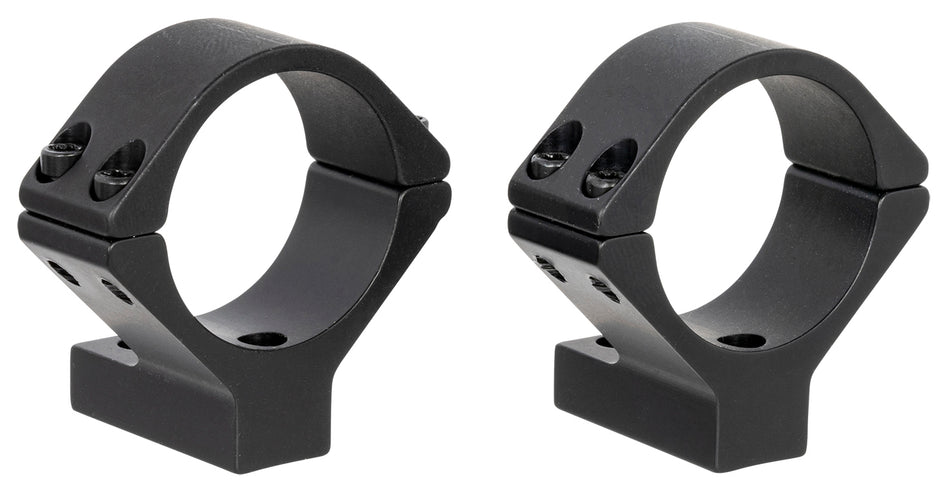 Talley 730759 Tikka T1 T1X Scope Mount Ring Combo Black Anodized 30mm Low Rings 0 MOA