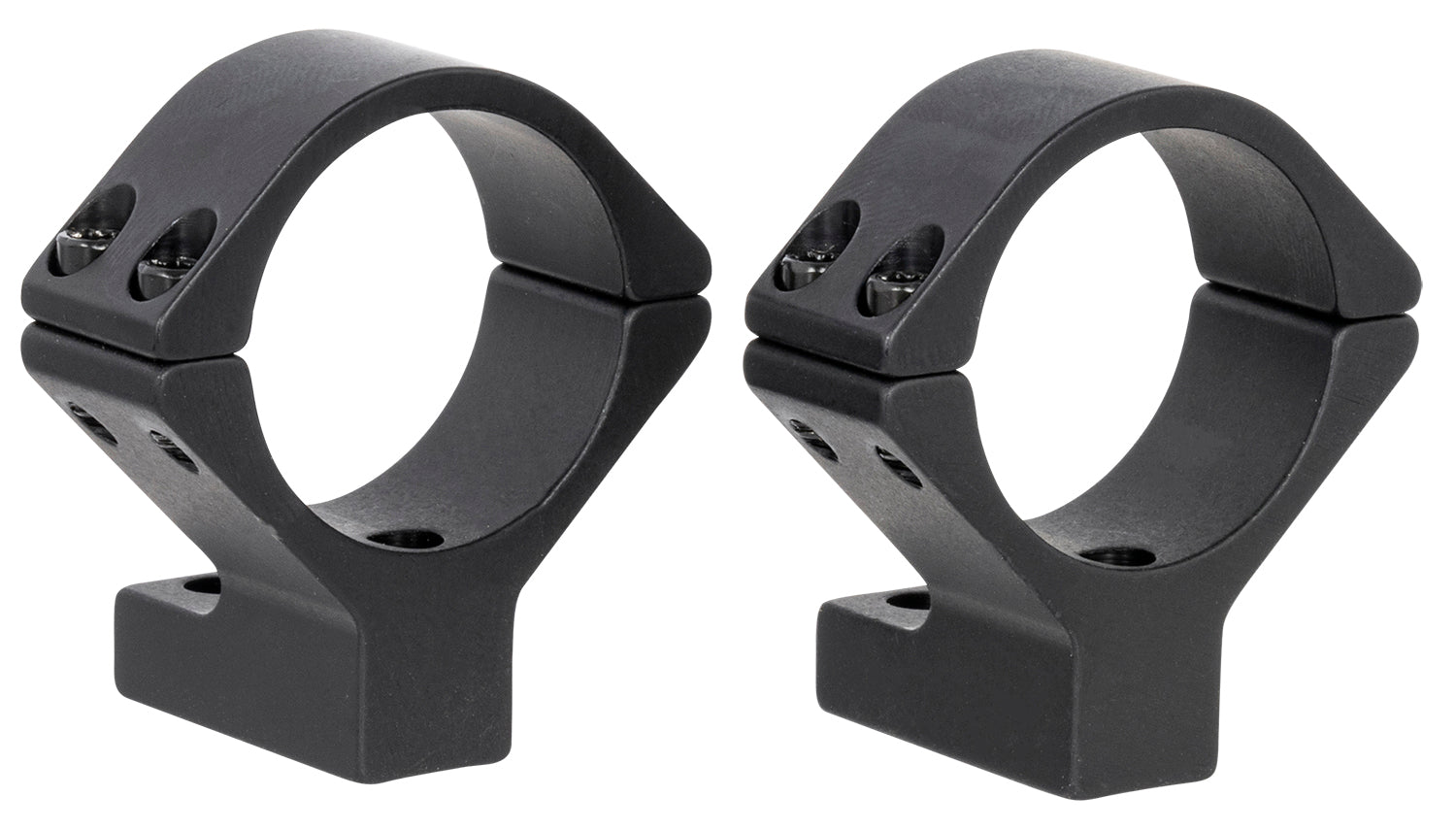 Talley 740759 Tikka T1 T1X Scope Mount Ring Combo Black Anodized 30mm Medium Rings 0 MOA