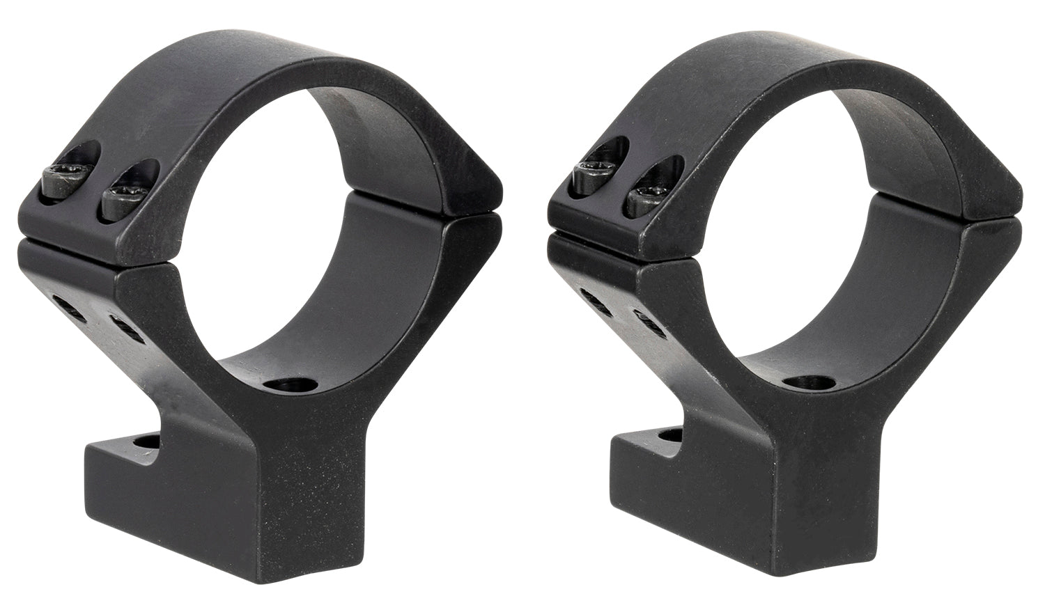 Talley 750759 Tikka T1 T1X Scope Mount Ring Combo Black Anodized 30mm High Rings 0 MOA