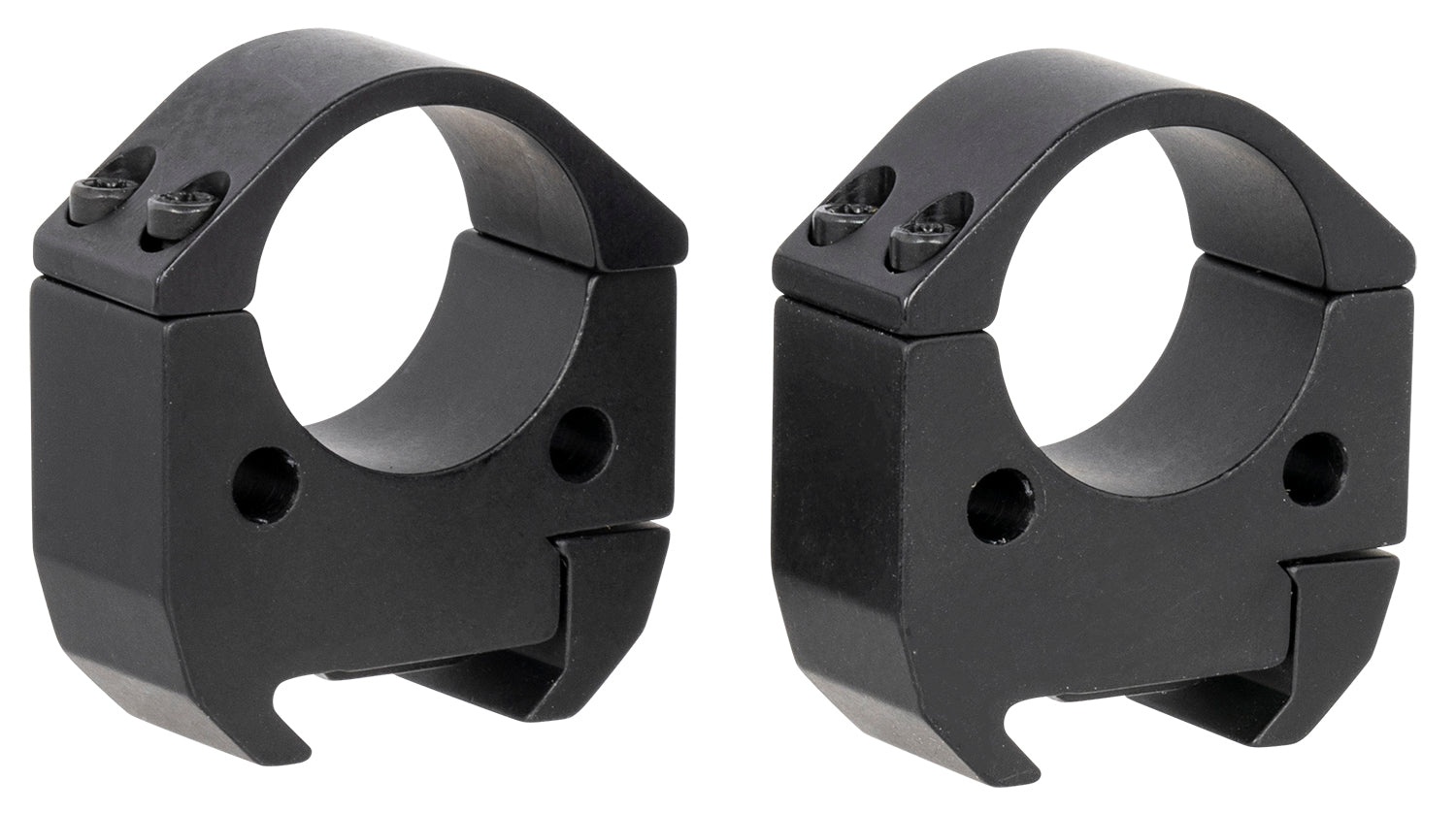 Talley TMS10H Modern Sporting 1-Inch High Scope Rings Black Anodized Picatinny Rail 0 MOA