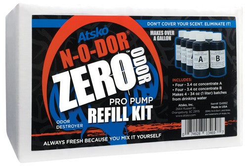 Atsko Zero N-O-Dor Oxidizer Pro Pump Refill Kit Makes 1 Gallon