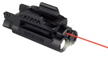 LaserMax SPSCR Spartan Red Laser with 120-Lumen White LED Light Black