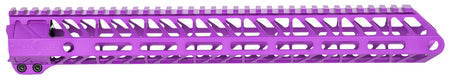 Timber Creek Outdoors Enforcer 15 Inch M-LOK Hand Guard Purple Anodized AR-Platform
