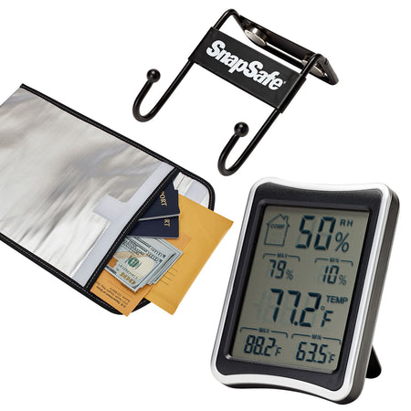 Hornady 75850 Safe Accessory Pack with Dehumidifier, LED Light Strip and Hygrometer