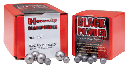 Hornady .451 Diameter Lead Round Balls 44 Cal 100 Count