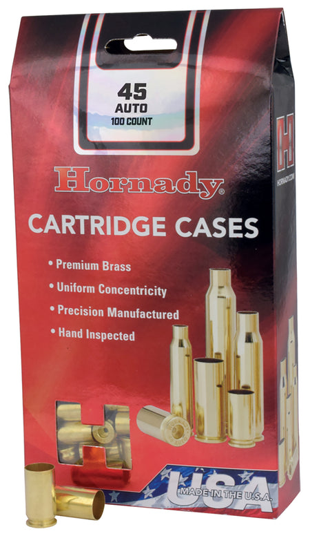 Hornady 8602 Unprimed 22 Hornet Cartridge Rifle Brass Cases