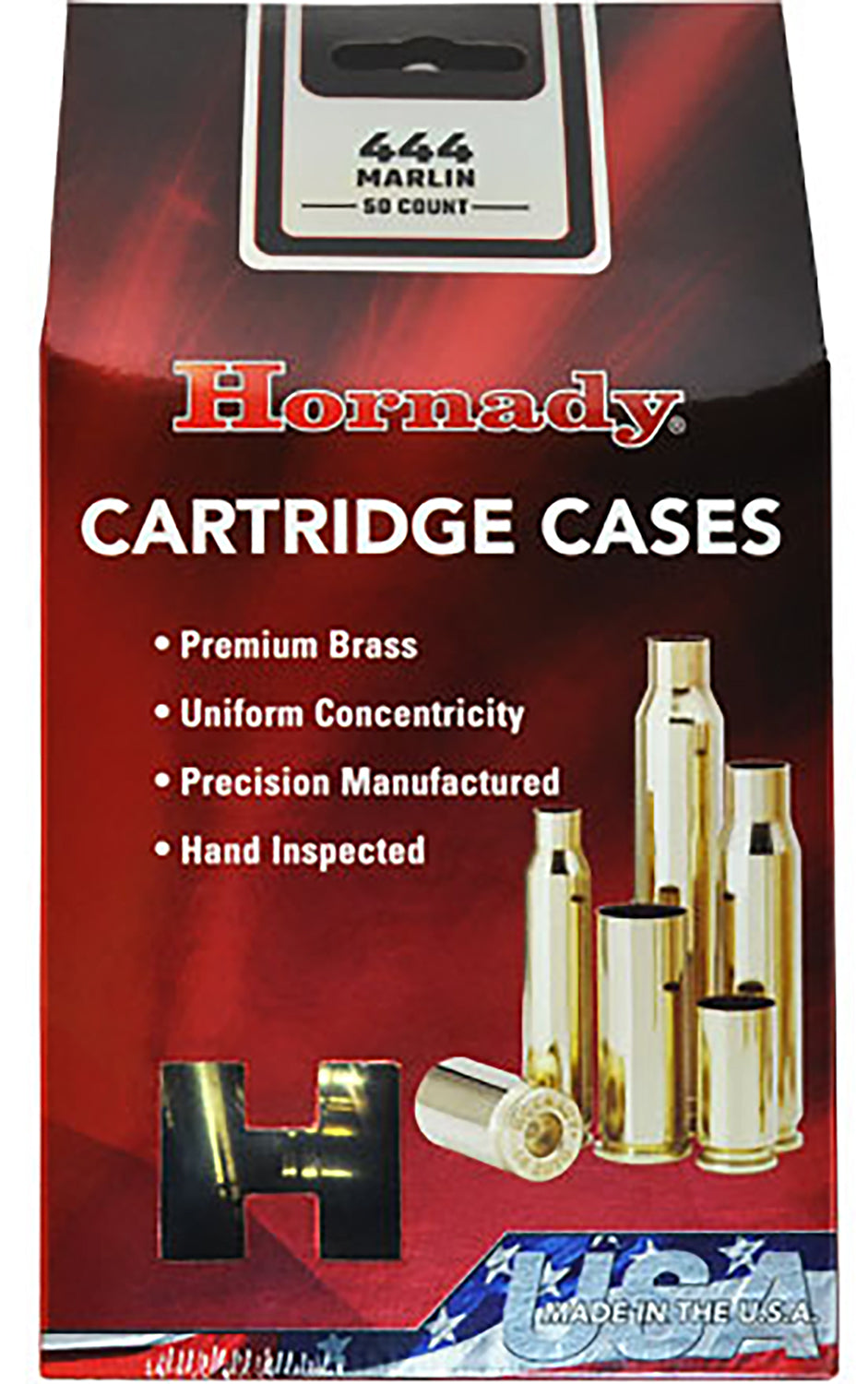 Hornady 444 Marlin Unprimed Rifle Brass Cartridge Cases