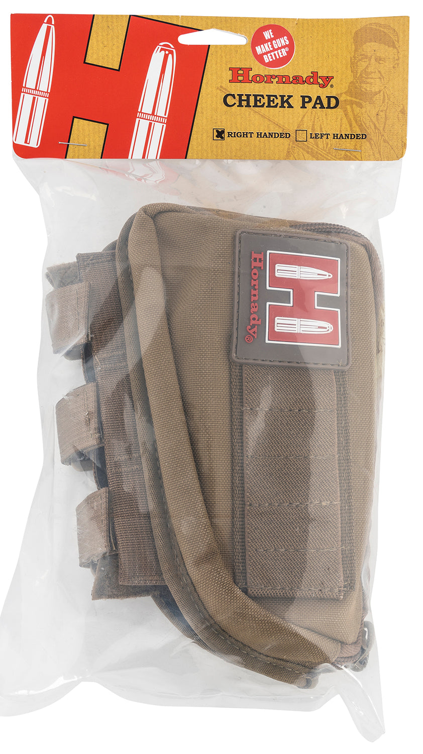 Hornady 99110 Rifle Cheek Piece Stock Pad Tan Cordura 5rd Right Hand