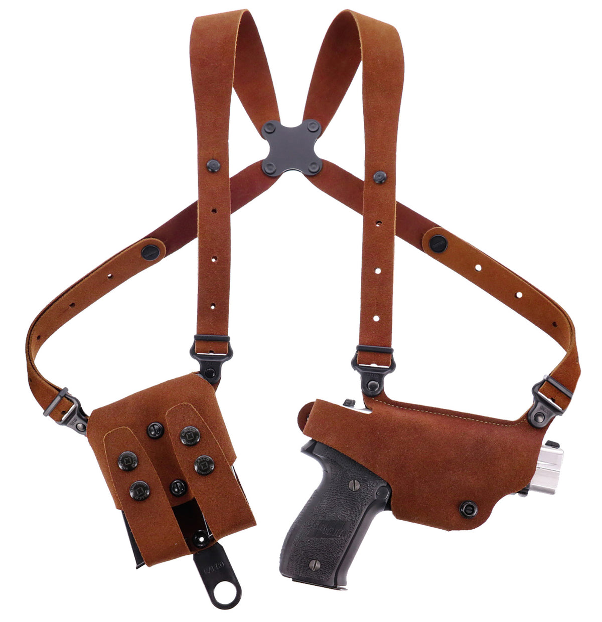 Galco CL2204 Classic Lite 2.0 Shoulder Holster System - Natural Leather, Fits Chest Up To 56", Walther PPK/PPK/S, Right Hand