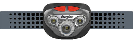 Energizer HDDIN32E Vision HD+ Focus LED Headlamp 400 Lumens Red/White Gray 85 Meter Beam