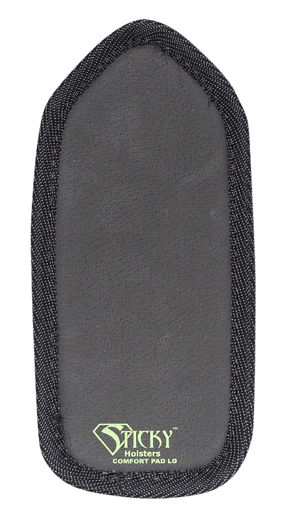 Sticky Holsters COMFORTPADLG Comfort Pad IWB Holster Cushion Large Black Foam Hook & Loop Ambidextrous