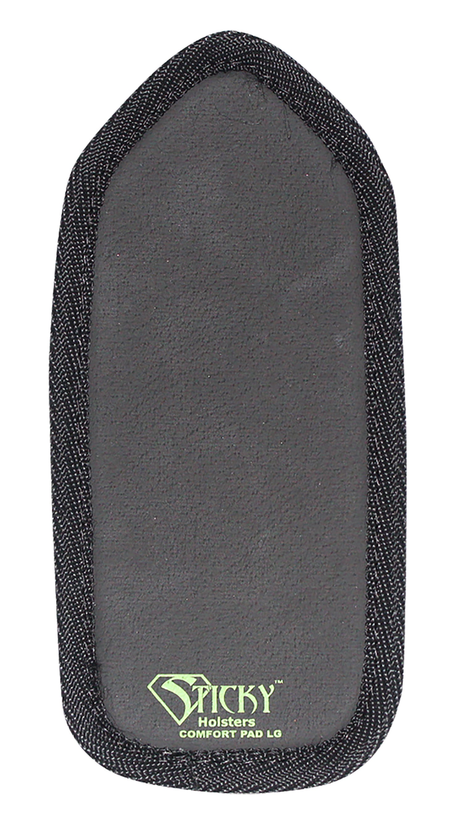 Sticky Holsters COMFORTPADLG Comfort Pad IWB Holster Cushion Large Black Foam Hook & Loop Ambidextrous