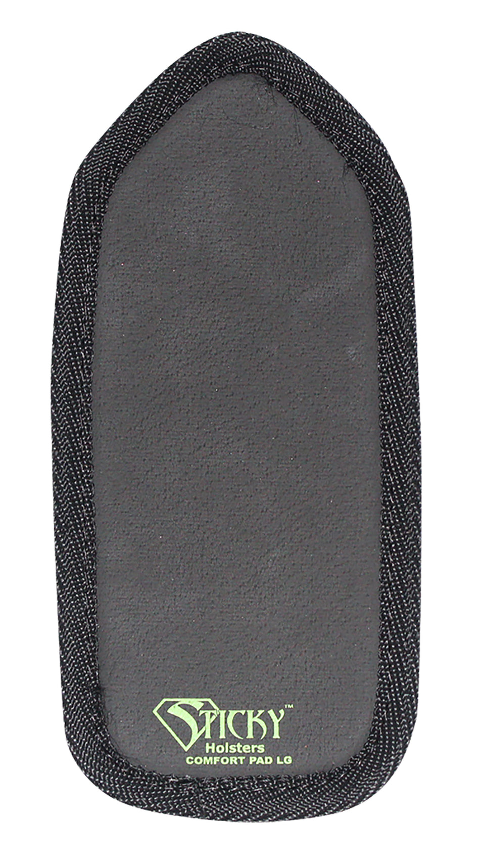 Sticky Holsters COMFORTPADLG Comfort Pad IWB Holster Cushion Large Black Foam Hook & Loop Ambidextrous