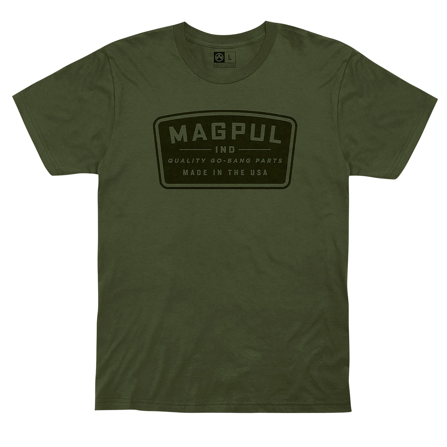 Magpul Go Bang Parts T-Shirt Olive Drab Cotton Short Sleeve Small MAG1111-316-S