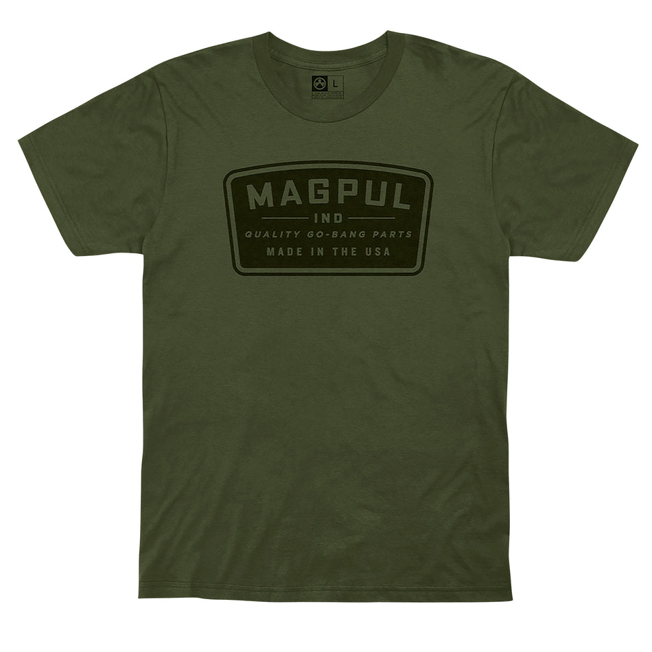 Magpul Go Bang Parts T-Shirt Olive Drab Cotton Short Sleeve Small MAG1111-316-S