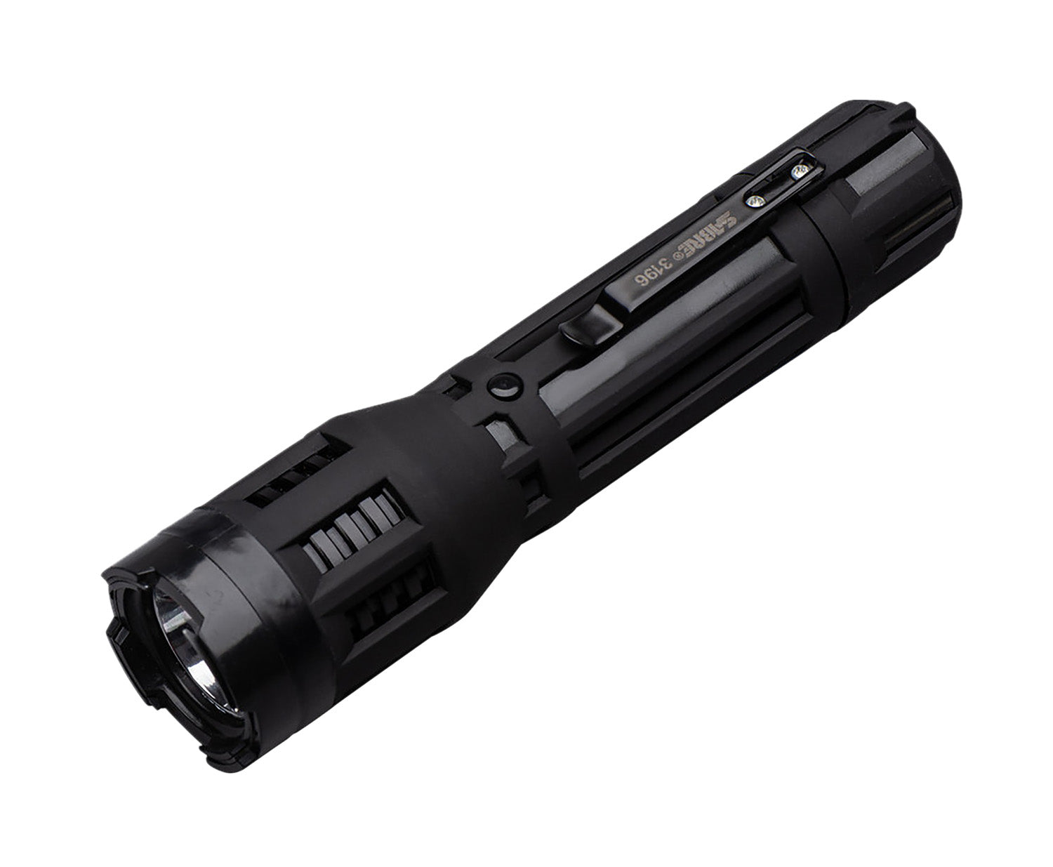 Sabre S2000SF Stun Gun with LED Flashlight 1.82 uC Black Aluminum with Holster