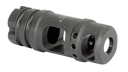 Midwest Industries MIMB6 AK Muzzle Brake Black Phosphate Steel M14x1 LH Threads for 30 Cal AK-Platform