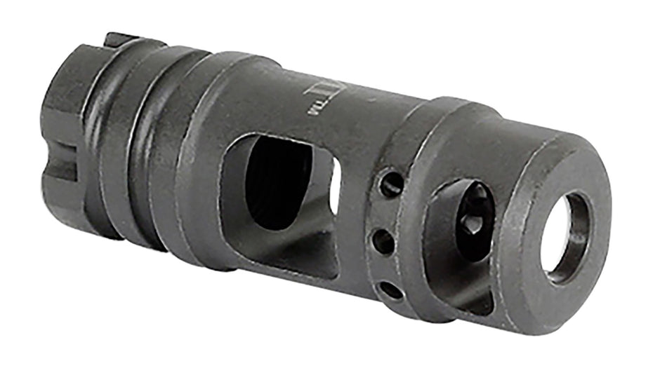 Midwest Industries MIMB6 AK Muzzle Brake Black Phosphate Steel M14x1 LH Threads for 30 Cal AK-Platform