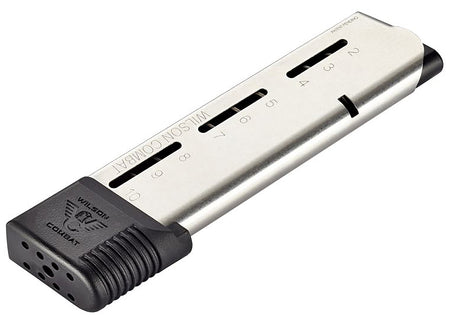Wilson Combat 50045FS10 1911 Elite Tactical 10-Round .45 ACP Extended Floorplate Stainless Steel Magazine