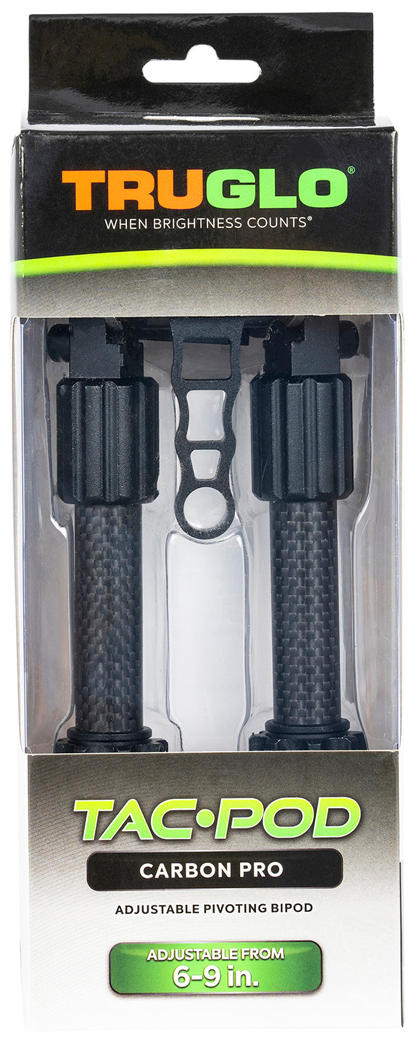 Truglo Tac-Pod Carbon Rail Mount Bipod 6-9"