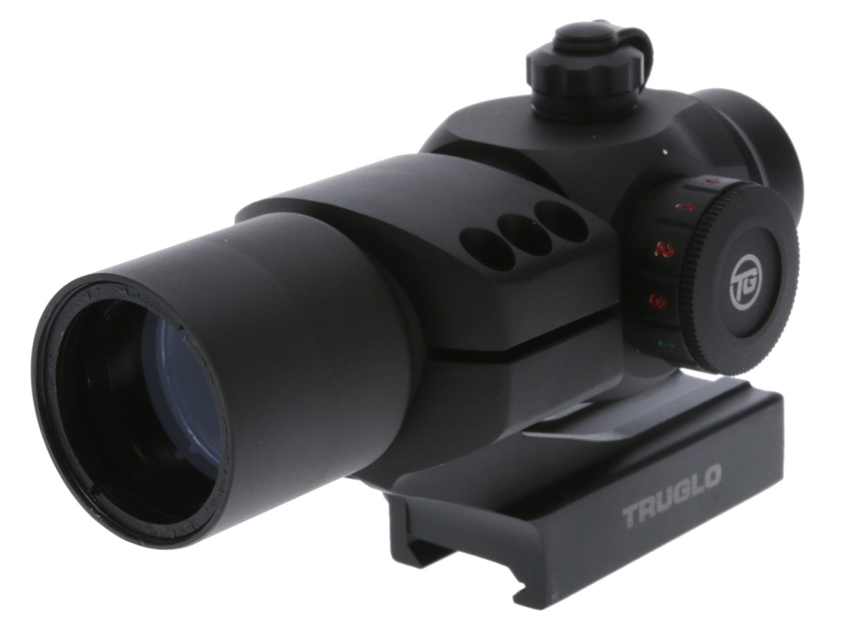 TruGlo TG-TG8230RB Triton 1x30mm 3 MOA Tri-Color Illuminated Dot Sight Black Anodized