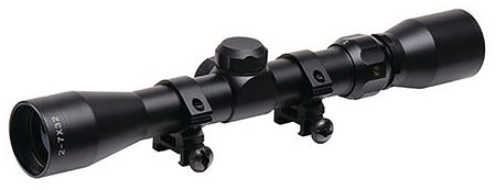 TruGlo TG-TG852732B Trushot 2-7x32mm Riflescope Black Anodized Duplex Reticle with Weaver-Style Rings