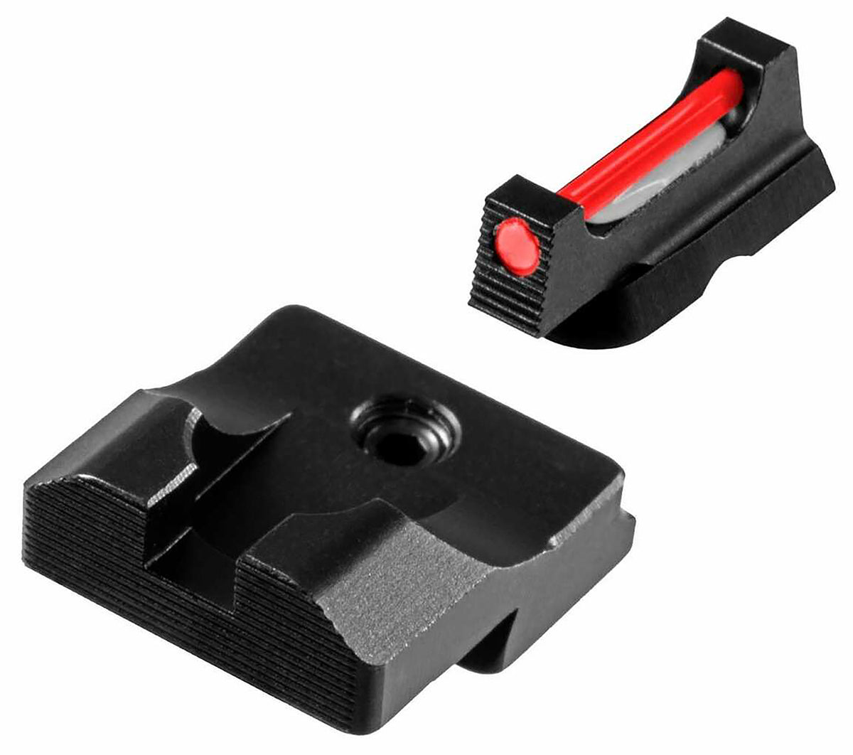 TruGlo TGTG132CZ Fiber-Optic Pro Red Front Sight & Blacked-Out Rear Sight Set for CZ 75 Series