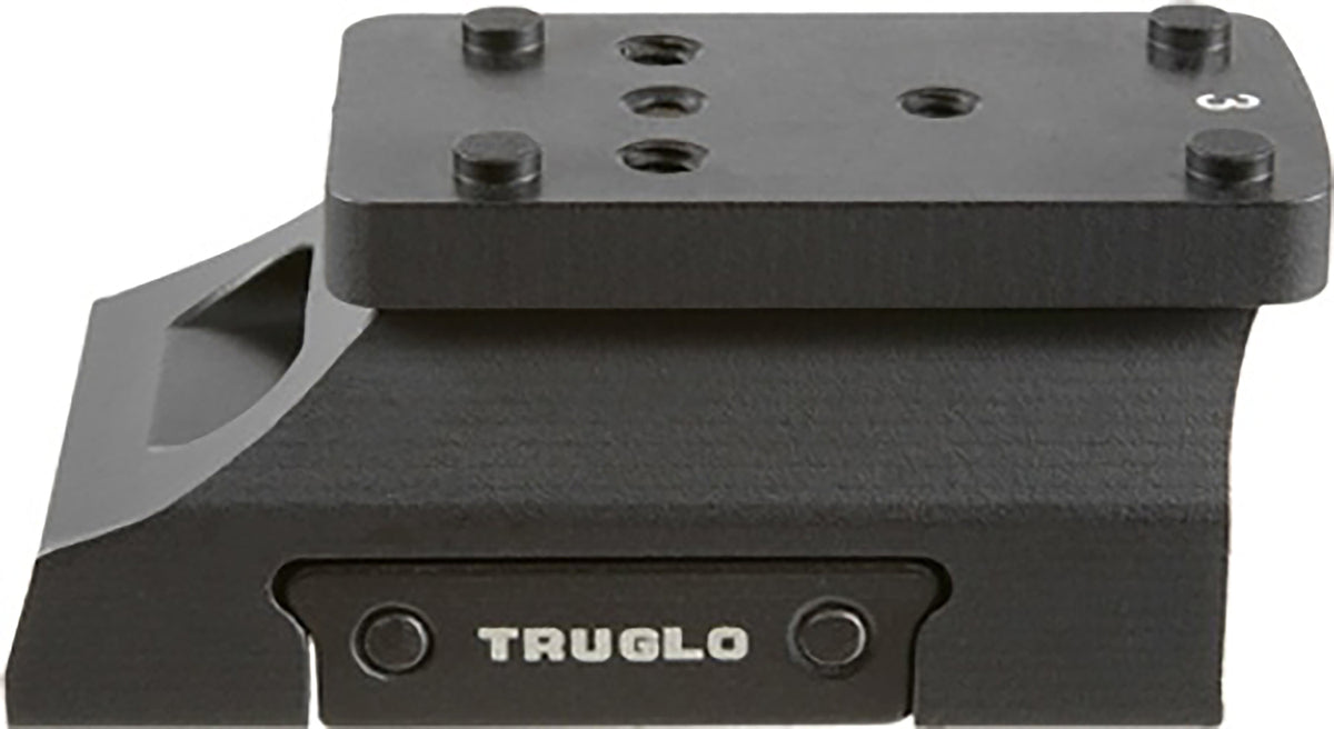 TruGlo TGTG8977B Universal Red Dot Sight Riser Mount Black Anodized
