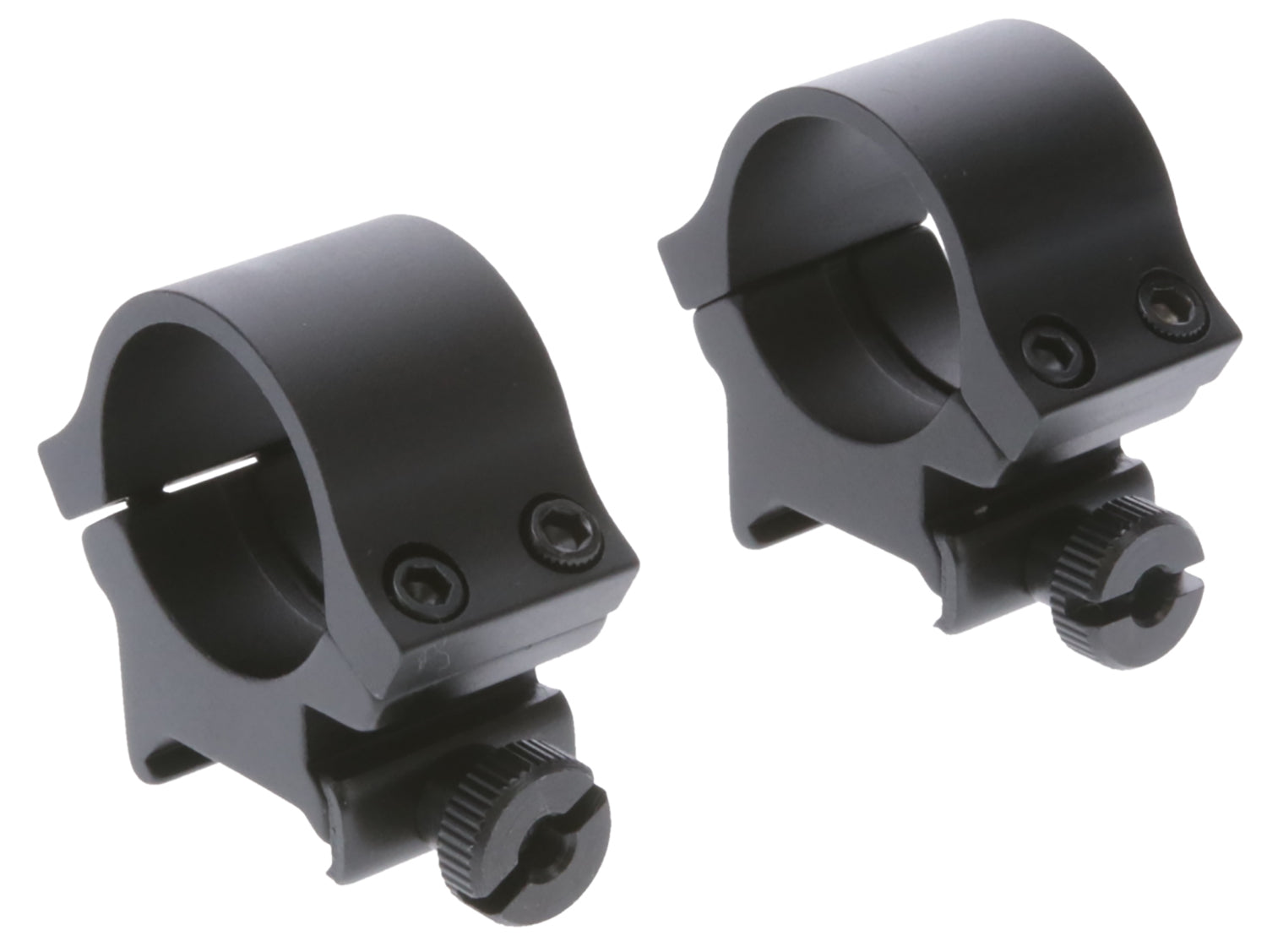 TruGlo TGTG8961B2 Lightweight Scope Rings Matte Black 1 Inch High Profile