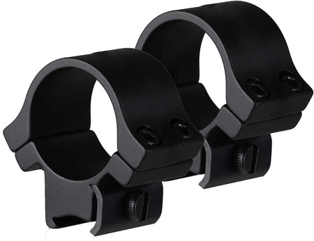 TruGlo TGTG8961B3 Lightweight Scope Rings Matte Black 1 Inch Medium 4-Screw