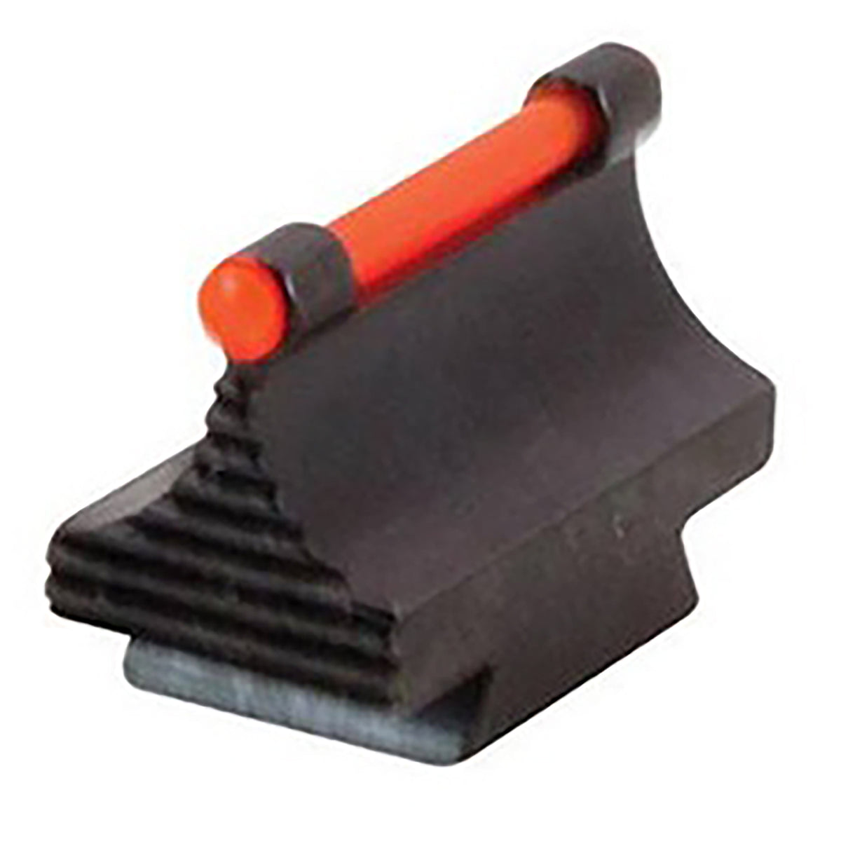 TruGlo TGTG95500RR 3/8in Dovetail Front Sight Black 0.500in Red Ramp Fiber-Optic for Rifle