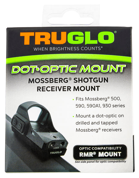 TruGlo TGTG8955M2 Shotgun Receiver Mount for Mossberg - Trijicon RMR Black