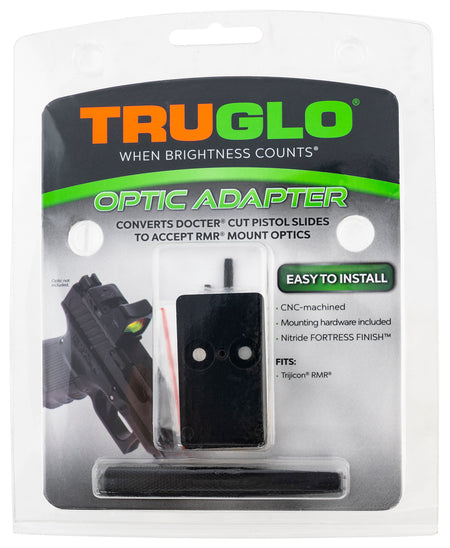 TruGlo TG-TG8952C Red Dot Sight Adapter Docter Cut to Trijicon RMR Aluminum Nitride