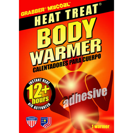 Grabber Adhesive Body Warmer 1 Pair 12-Hour Heat