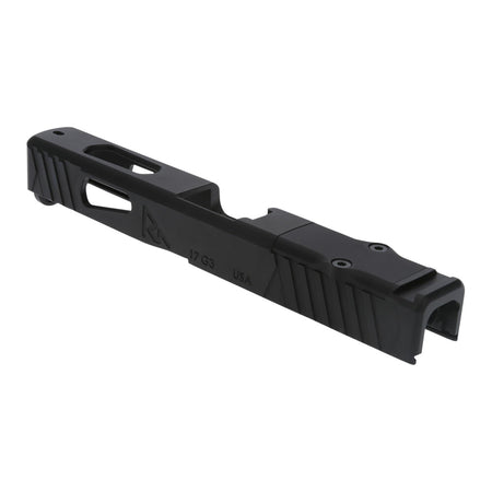 Rival Arms RA10P102A Precision Slide with Front & Rear Serrations QPQ Black for Sig P365XL