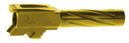 Rival Arms RA20G301E Precision V1 9mm Luger Drop-In Barrel 3.41" Gold PVD for Glock 43 & 43X