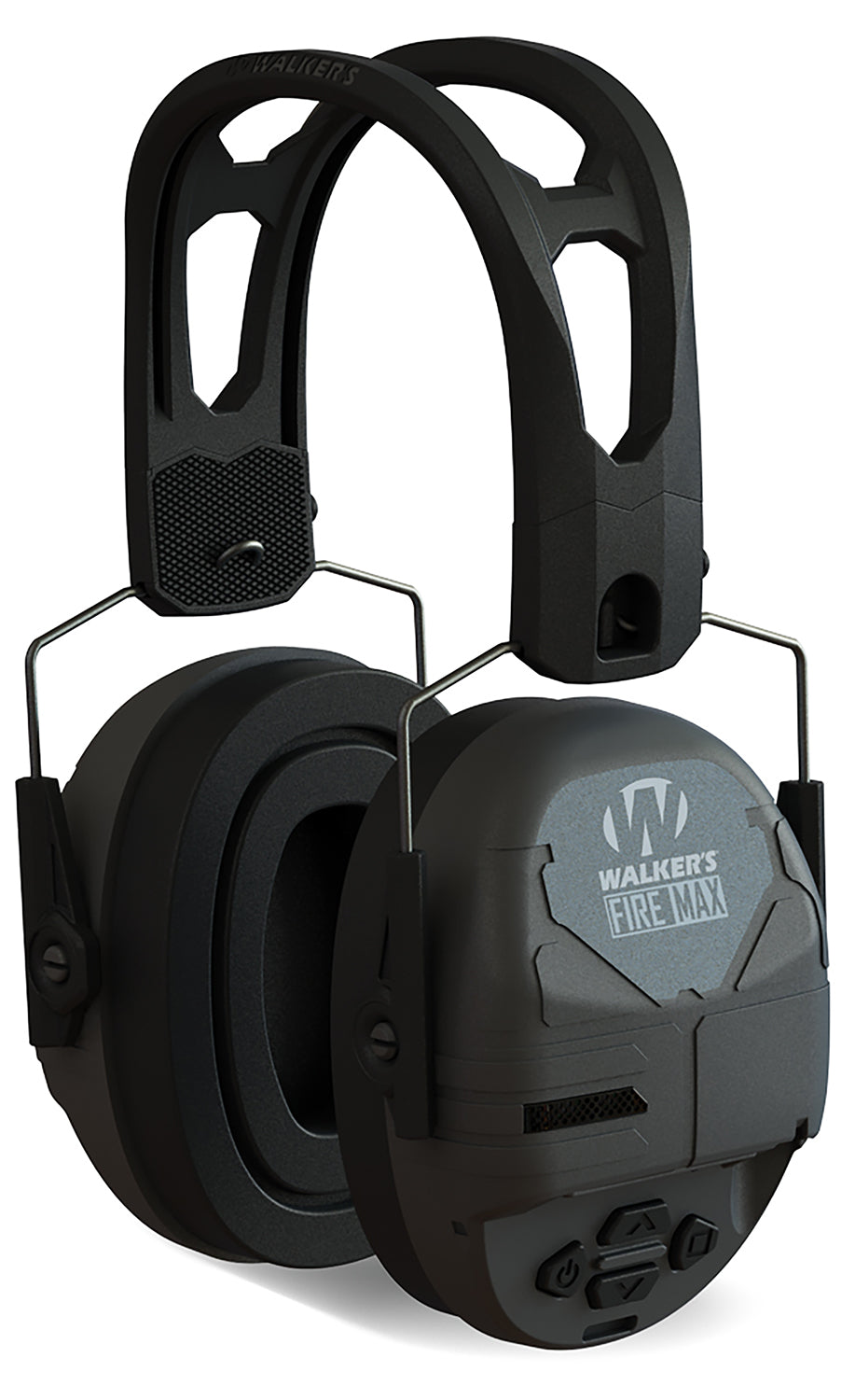 Walker's GWPDFM Firemax Digital Electronic Hearing Protection Muff Over the Head Black Polymer