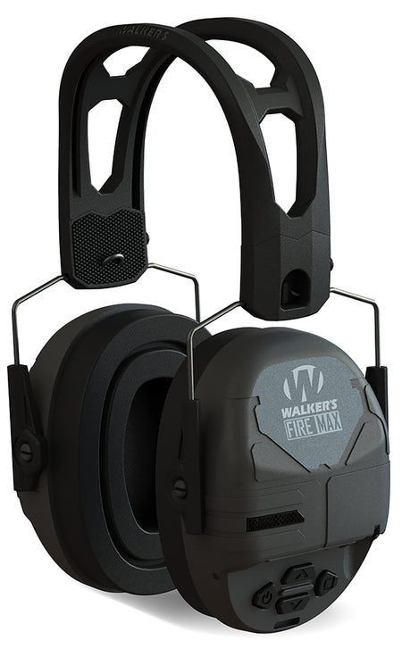 Walker's GWPDFM Firemax Digital Electronic Hearing Protection Muff Over the Head Black Polymer