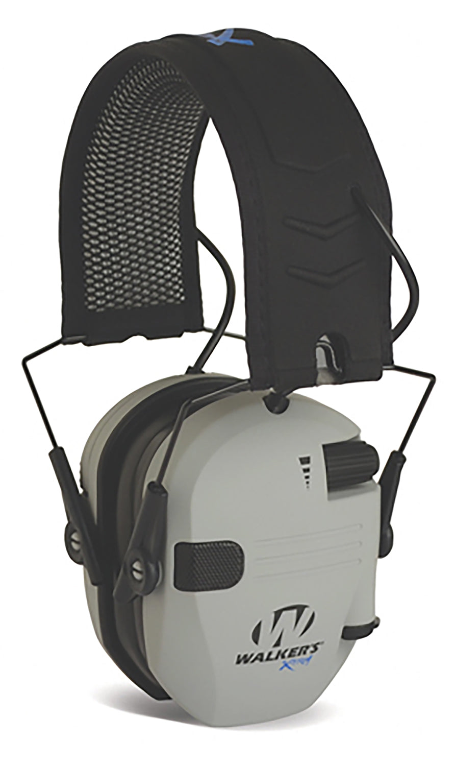 Walker's WPXDRSEMBTGY Razor X-TRM Digital Electronic Muff 21 dB Over the Head Gray/Black with Bluetooth